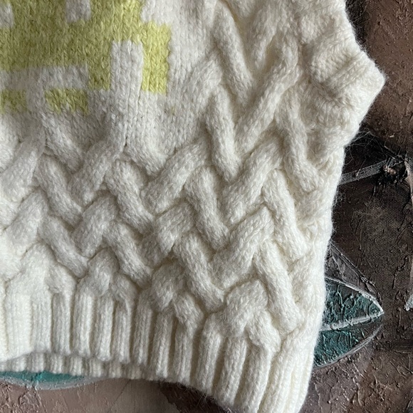 Zara Women's Space Invaders Taito Sweater Knit Short Vest - Picture 7 of 11